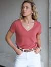 VILATTE Футболка 580953 D49.156 т.коралл