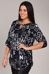 Натали Туника 581082 Туника Сара пиксель на черном