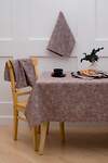 Натали Скатерть 581088 Скатерть двухсторонняя Фактура на льне шоколад