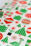 Натали Полотенце 581117 Набор кухонных полотенец Новогодняя мозайка зеленый