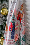 Натали Полотенце 581153 Набор кухонных полотенец Merry Christmas белый