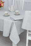 Натали Скатерть 581178 Скатерть Льняное полотно серый