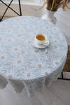 Натали Скатерть 581180 Скатерть София круглая серый