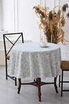 Натали Скатерть 581180 Скатерть София круглая серый