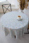Натали Скатерть 581180 Скатерть София круглая серый