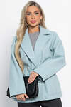 LT Collection Пальто 581274 Б15087-7М голубой
