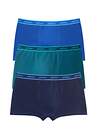 PELICAN Трусы 581634 BUHB3393(3) Синий/джинс/темно-зеленый