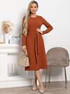 LT Collection Платье 581794 П15067-10М терракотовый