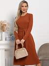 LT Collection Платье 581794 П15067-10М терракотовый
