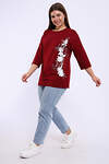 Натали Туника 581929 80045 бордовый