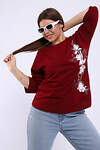 Натали Туника 581929 80045 бордовый