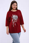 Натали Туника 581936 80044 бордовый