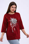 Натали Туника 581936 80044 бордовый