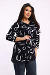 Натали Туника 581985 24231 чёрно-белый
