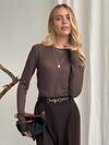 Binita Лонгслив 582031 1231-6 шоколадный