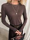 Binita Лонгслив 582031 1231-6 шоколадный