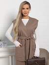 LT Collection Жилет 582033 Б15145-16М темно-бежевый