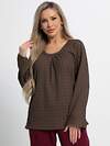 LT Collection Блуза 582039 Б15167-4М коричневый