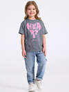 Апрель Футболка 582284 1ДДФК5052001н варенка светло-серый / Сердце из букв