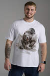 Натали Футболка 582318 8593 белый+медведь