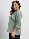 LT Collection Блуза 582538 Б15112-24М серо-зеленый