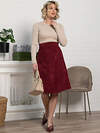 LT Collection Юбка 582555 Ю15193-25М бордовый