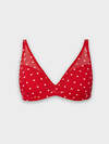 MARK FORMELLE Бюстгальтер 582613 512464 сердечки на красном