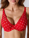 MARK FORMELLE Бюстгальтер 582613 512464 сердечки на красном