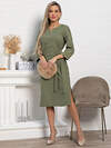 LT Collection Платье 582702 П15179-4М оливковый