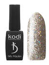 Kodi Гель-лак для ногтей 20 SH, прозрачной, с серебристыми микроблестками и голографическими блестками, плотный, 8 мл 582847 11903 