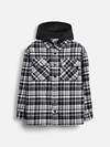 Acoola Куртка 583022 20110280224 черно-белая клетка
