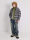 Acoola Куртка 583022 20110280224 черно-белая клетка