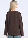 Апрель Лонгслив 583064 1ЖДЛД5036001 темно-коричневый