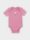 MARK FORMELLE Боди детское 583168 13015-2 сердечки на молоке +розовый