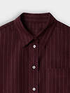 MARK FORMELLE Рубашка 583240 502985-1 полоска на т.шоколаде