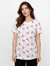 Binita Футболка 583504 1265-3 бело-розовая