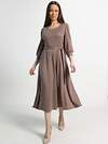LT Collection Платье 583583 П15220-9М коричневый