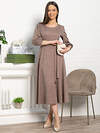 LT Collection Платье 583583 П15220-9М коричневый