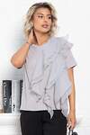 LT Collection Блуза 583733 Б15079-5М серый