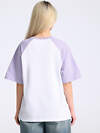 Апрель Футболка 583790 1ЖДФК5037001 белый+светло-сиреневый
