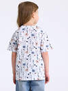 Апрель Футболка 583792 1ДДФК5052001н нежные цветы на белом