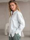 VILATTE Блузка 583964 D29.316 белый-фисташковый