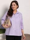 LT Collection Рубашка 583992 Б15233-24М сиреневый