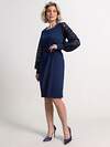 LT Collection Платье 583995 П15251-18М темно-синий