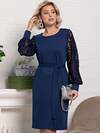 LT Collection Платье 583995 П15251-18М темно-синий
