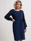 LT Collection Платье 583995 П15251-18М темно-синий