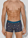 MARK FORMELLE Трусы 584070 411228-2 обезьяны на графите +морская волна
