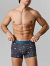 MARK FORMELLE Трусы 584070 411228-2 обезьяны на графите +морская волна