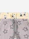 MARK FORMELLE Ползунки 584094 85118-1-2 барашки на абрикосовом +звездочки на сером