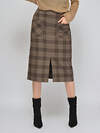 VISERDI Юбка 584106 10160-ккл 9461055 коричневый